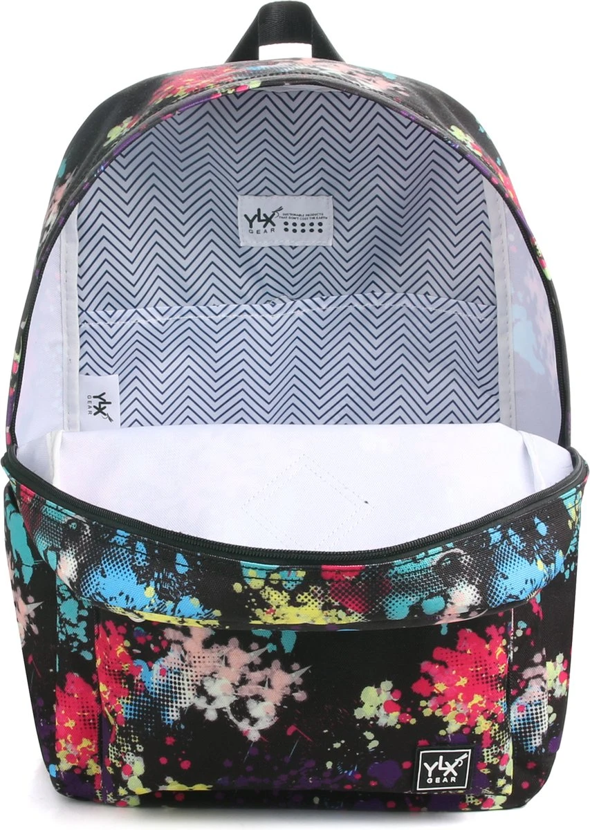 YLX Finch Rugzak. Zwart, Rood, Blauw, Roze, Geel. Recyceld Rpet Materiaal. Gerecyclede Plastic Flessen - Eco Friendly. Volwassenen - Tieners - Middelbare Scholieren - Jongens - Meisjes. 14" Laptop Sleeve. Backpack - Schooltas - Rugzak 6 YLX Finch Rugzak. Zwart, Rood, Blauw, Roze, Geel. Recyceld Rpet Materiaal. Gerecyclede Plastic Flessen - Eco Friendly. Volwassenen - Tieners - Middelbare Scholieren - Jongens - Meisjes. 14" Laptop Sleeve. Backpack - Schooltas - Rugzak - Afbeelding 4