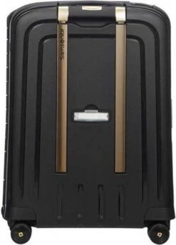 Samsonite Reiskoffer - S'Cure Dlx Spinner 55/20 (Handbagage) Black/Gold Deluscious -Beroemde Bagage Winkel 861x1200 1