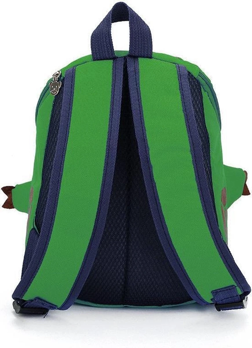 Kleine Dino Rugzak Groen Monster Draak Tas - Rugtas Schooltas Rugtasje Dinosaurus T-rex 9 Kleine Dino Rugzak Groen Monster Draak Tas - Rugtas Schooltas Rugtasje Dinosaurus T-rex - Afbeelding 7