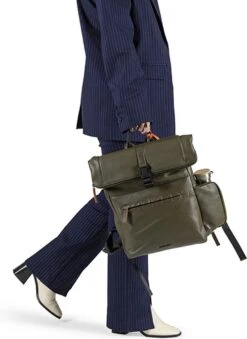 Burkely On The Move Unisex Moving Maddox Rugtas 14'' - Groen -Beroemde Bagage Winkel 875x1200 1