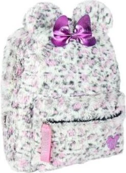 Rugzak Minnie Mouse - Pluche Wit Roze Kindertas Voor School - Schooltas, Disney Schooltas -Beroemde Bagage Winkel 877x1200 5