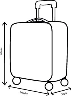 Decent Lumi Fix Handbagage Koffer - 55 Cm - Black/Blue 23 Decent Lumi Fix Handbagage Koffer - 55 Cm - Black/Blue -Beroemde Bagage Winkel 879x1200 1