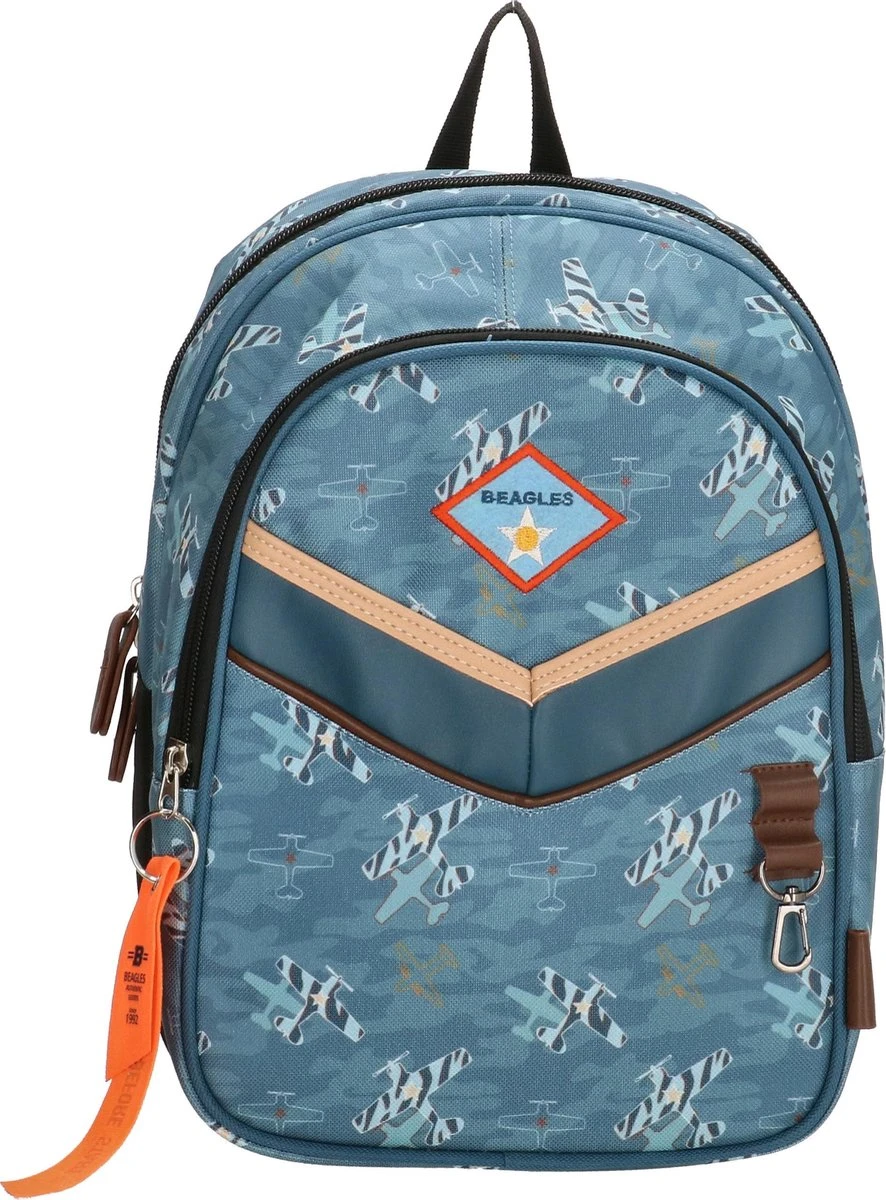 Beagles Originals Kids Adventures - Rugzak - Vliegtuig Print 3 Beagles Originals Kids Adventures - Rugzak - Vliegtuig Print
