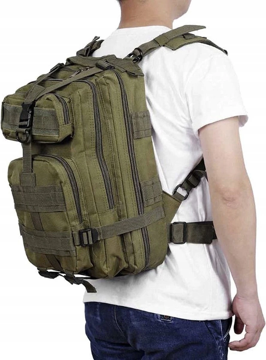 Tactical Backpack 30 L | Tactische Rugzak | Sport - School - Werk | Marine Groen - Backpack US Assault Molle Large - Rugzak -Marine Groen - 30 L 18 Tactical Backpack 30 L | Tactische Rugzak | Sport - School - Werk | Marine Groen - Backpack US Assault Molle Large - Rugzak -Marine Groen - 30 L - Afbeelding 16