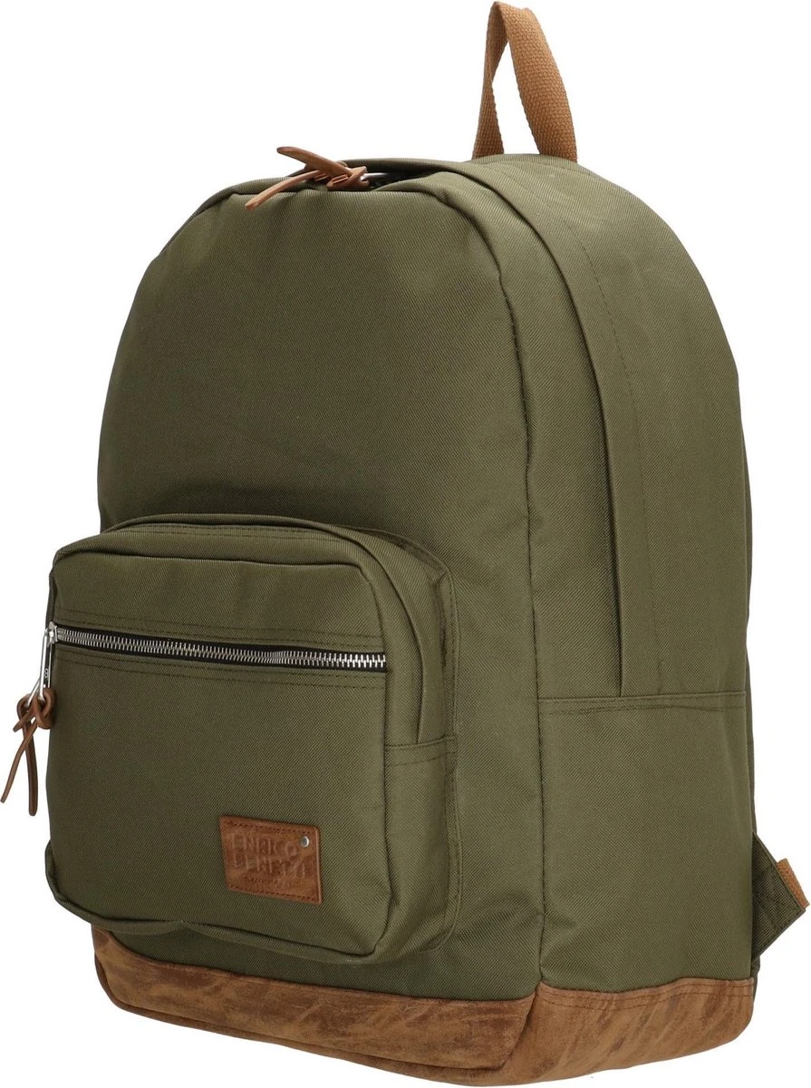 Enrico Benetti Santiago 46160 Laptoprugzak Met 15" Laptopvak - Olijfgroen 4 Enrico Benetti Santiago 46160 Laptoprugzak Met 15" Laptopvak - Olijfgroen - Afbeelding 2