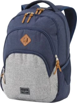 Travelite Basics Backpack Melange Navy/grey 9 Travelite Basics Backpack Melange Navy/grey -Beroemde Bagage Winkel 898x1200 7