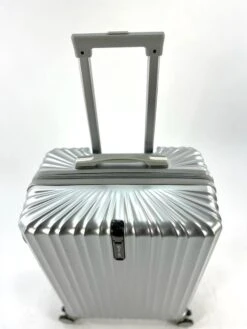 AATravel M Reiskoffer - Trolley ABS - Met Dubbele Wielen - 63 Cm - 66 Liter - Zilver -Beroemde Bagage Winkel 900x1200 8