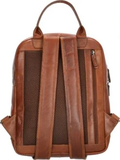 Genicci Amsterdam Rugzak - Cognac -Beroemde Bagage Winkel 903x1200 6