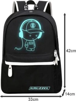 Kruzzel Reflecterende Rugzak + Etui Met USB -Beroemde Bagage Winkel 910x1200 1