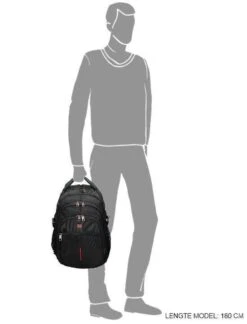 Enrico Benetti Cornell 47081 Laptoprugzak 15,6 Inch Laptopvak - Zwart -Beroemde Bagage Winkel 916x1200 3