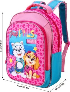 Paw Patrol SKYE & EVEREST Rugzak Rugtas School Tas 5-10 Jaar Roze -Beroemde Bagage Winkel 920x1200 6