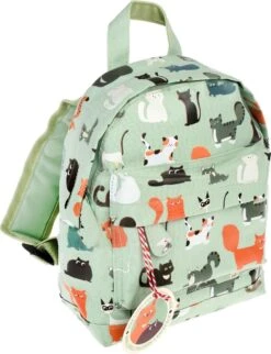 Rex London - Mini Rugtas - Peuter Rugzak - Backpack - "Nine Lives" - Poezen - Katten -Beroemde Bagage Winkel 921x1200 3