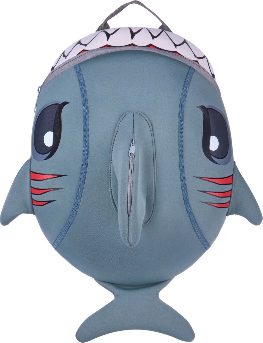Crazy Safety - Rugzak - Grijze Haai - Medium - Verstelbaar 9 Crazy Safety - Rugzak - Grijze Haai - Medium - Verstelbaar - Afbeelding 7