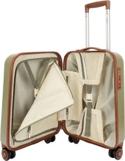 Decent Retro Handbagage Koffer 55 Cm Dark Green -Beroemde Bagage Winkel 934x1200