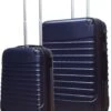 Castillo Quadrant 2 Delige ABS Kofferset (XL + S) - Donkerblauw -Beroemde Bagage Winkel 935x1200