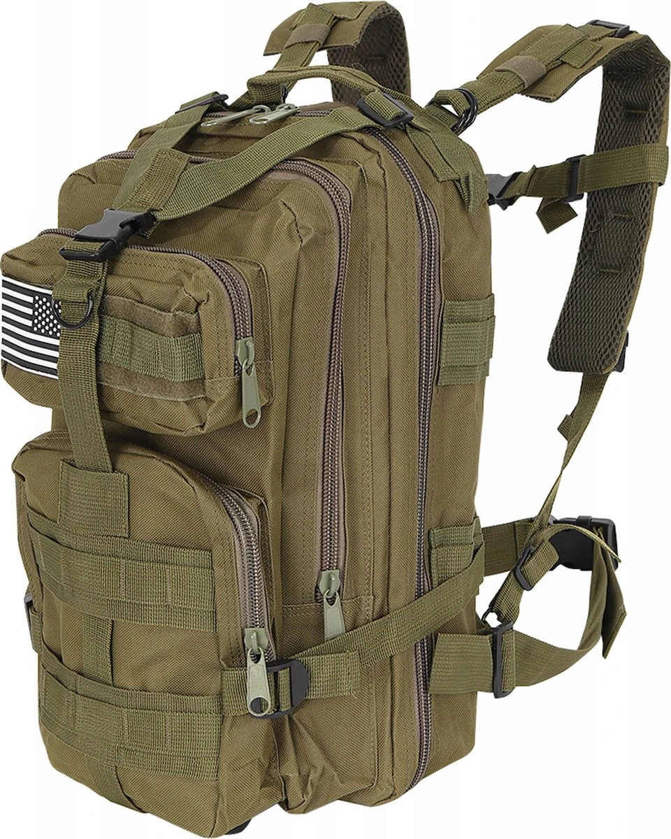 Tactical Backpack 30 L | Tactische Rugzak | Sport - School - Werk | Marine Groen - Backpack US Assault Molle Large - Rugzak -Marine Groen - 30 L 8 Tactical Backpack 30 L | Tactische Rugzak | Sport - School - Werk | Marine Groen - Backpack US Assault Molle Large - Rugzak -Marine Groen - 30 L - Afbeelding 6