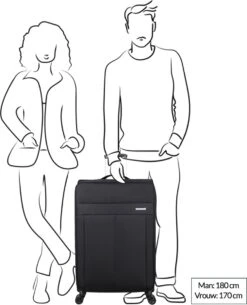 Decent D-Upright Large Koffer - 76 Cm Expandable - TSA Slot - Bordeaux Rood -Beroemde Bagage Winkel 973x1200 2