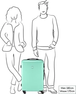 Princess Traveller PT01 - Reiskoffer - Platinum Navy - M - 67cm -Beroemde Bagage Winkel 975x1200 6