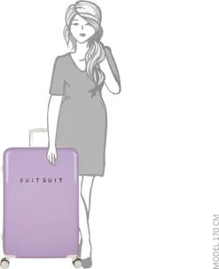 SUITSUIT - Fabulous Fifties - Royal Lavender - Reiskoffer (76 Cm) 39 SUITSUIT - Fabulous Fifties - Royal Lavender - Reiskoffer (76 Cm) -Beroemde Bagage Winkel 979x1200 2