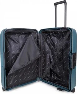 Decent Transit Medium Koffer - 70 Cm - Petrol Groen -Beroemde Bagage Winkel 979x1200 3