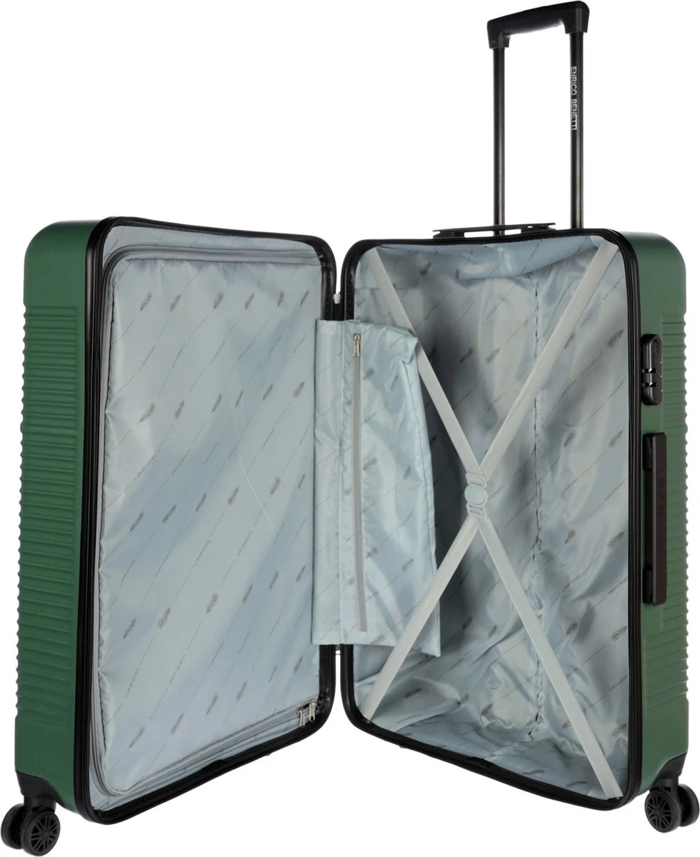 Enrico Benetti Louisville Driedelige Kofferset Hardcase - 39040 - Olijf 11 Enrico Benetti Louisville Driedelige Kofferset Hardcase - 39040 - Olijf - Afbeelding 9