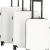 Enrico Benetti Louisville 39040 Driedelige Kofferset Hardcase ABS - Wit -Beroemde Bagage Winkel 983x1200