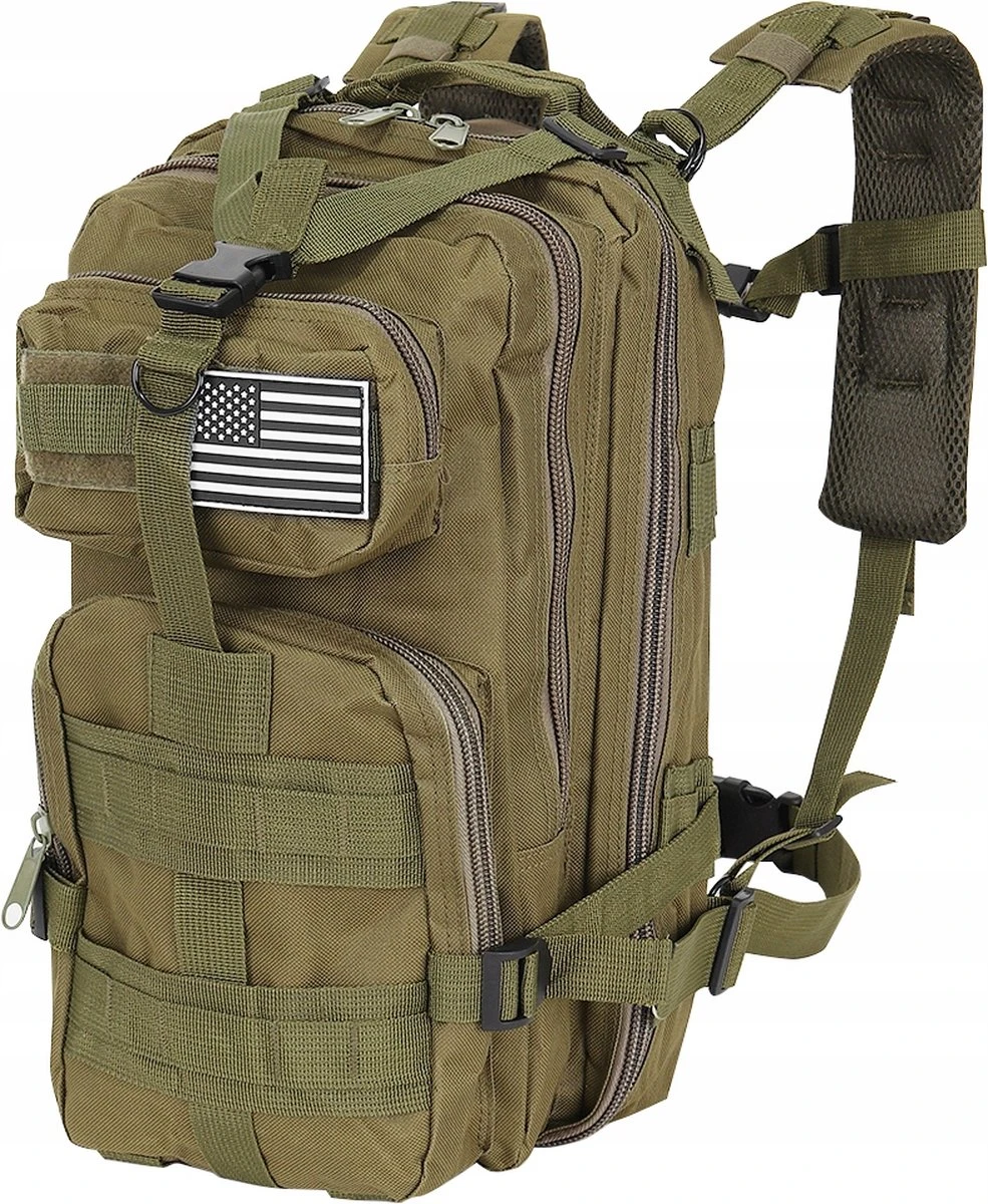 Tactical Backpack 30 L | Tactische Rugzak | Sport - School - Werk | Marine Groen - Backpack US Assault Molle Large - Rugzak -Marine Groen - 30 L 12 Tactical Backpack 30 L | Tactische Rugzak | Sport - School - Werk | Marine Groen - Backpack US Assault Molle Large - Rugzak -Marine Groen - 30 L - Afbeelding 10