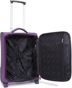Decent Handbagage Koffer Super-Light 50 - Paars -Beroemde Bagage Winkel 985x1200