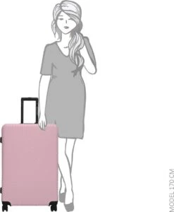 Enrico Benetti Louisville Kofferset Tweedelig - 39040-02 - Roze -Beroemde Bagage Winkel 987x1200 1