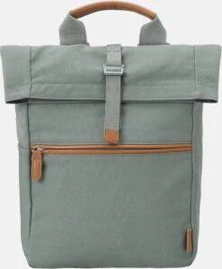 Fresk Rugtas / Rugzak / Schooltas - Fresk - 13 Liter - Katoen - Groen