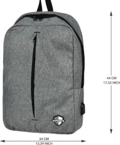 SafeSave Rugtas – Waterafstotende Schooltas Met Laptop Vak En Usb Aansluiting – Schoudertas – 15.6 Inch – Licht Grijs 20 SafeSave Rugtas – Waterafstotende Schooltas Met Laptop Vak En Usb Aansluiting – Schoudertas – 15.6 Inch – Licht Grijs -Beroemde Bagage Winkel 991x1200