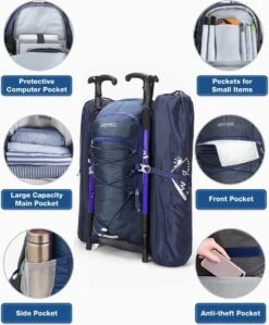 Merkloos Backpack – Trekking Hiking Camping - Outdoor Rugzak – Reizen Rugzak Rugtas – Waterdicht 9 Merkloos Backpack – Trekking Hiking Camping - Outdoor Rugzak – Reizen Rugzak Rugtas – Waterdicht -Beroemde Bagage Winkel 991x1200 5