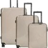 Enrico Benetti Louisville 39040 Driedelige Kofferset Hardcase ABS - Champagne 1 Enrico Benetti Louisville 39040 Driedelige Kofferset Hardcase ABS - Champagne -Beroemde Bagage Winkel 997x1200